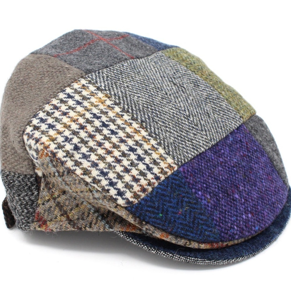 Kids Hanna Hats of Donegal, Ltd. Traditional Irish Flat Cap, Sz. L - Picture 7 of 12